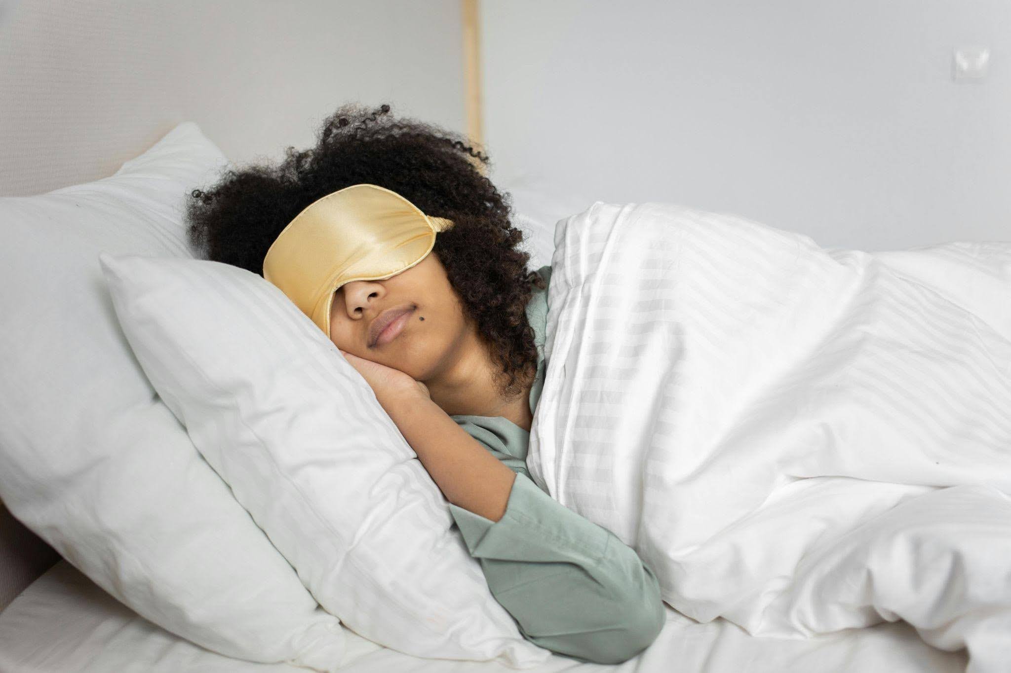 Allergy patient sleeping soundly with allergy care from Arkansas Allergy and Asthma Clinic